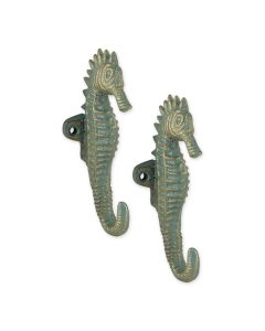 AQUAMARINE SEAHORSE HOOK SET/2
