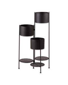 3-TIER BARREL BUCKET PLANT STAND